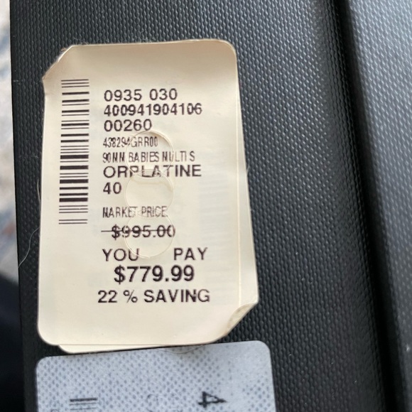 NEW Saint Laurent Babies Block Heel Sandals - Picture 9 of 9